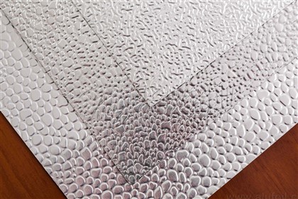 Stuckgeprägtes Aluminiumblech